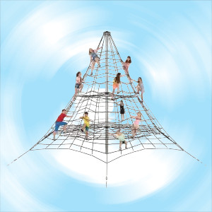 Piramidă de frânghie gigant – maxi (5,5 m)