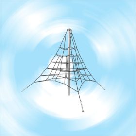 Piramidă de frânghie (înălțime de 2 metri, cu 3 laturi) Piramidă de frânghie (înălțime de 2 metri, cu 3 laturi)