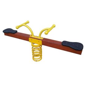 Balansoar pe arc cu două locuri și mânere metalice Balansoar pe arc cu două locuri și mânere metalice