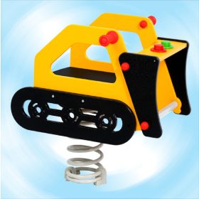 Joc pe arc cu scaun în formă de buldozer Joc pe arc cu scaun în formă de buldozer