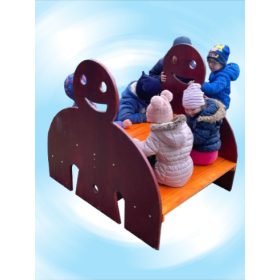 Bancă de exterior cu figurine Bancă de exterior cu figurine