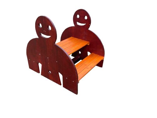Bancă de exterior cu figurine