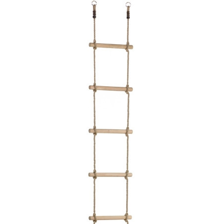 Scară de frânghie cu trepte din lemn, cu frânghie PH – 2,5 m