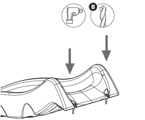 Tobogan de parc Optima cu înălțimea de pornire de 100 cm