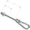 Balama pentru leagăn cu carabină TYPE O 140 mm