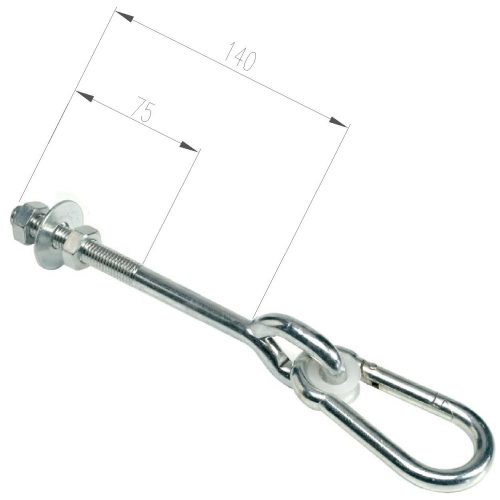 Balama pentru leagăn cu carabină TYPE O 140 mm